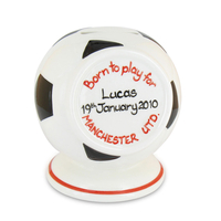 Personalised Money Box - Football