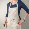 Personalised Natural Apron - First Class