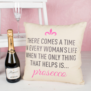 Personalised Natural Cushion - There Comes a Time