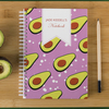 Personalised Notebook - Avocado Pattern