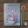 Personalised Notebook - Bakers Gonna Bake