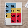 Personalised Notebook - Best Teacher Periodic Table
