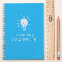 Personalised Notebook - Bright Ideas