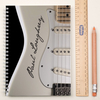 Personalised Notebook - Cream Guitar