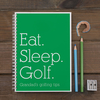 Personalised Notebook - Eat,  Sleep,  Golf