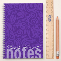 Personalised Notebook - Elegant Pattern