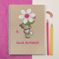 Personalised Notebook - Hugs - Flower