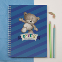 Personalised Notebook - Hugs - His Notebook