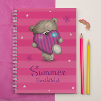 Personalised Notebook - Hugs - Patch Heart