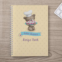 Personalised Notebook - Hugs - Recipe Book