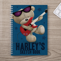 Personalised Notebook - Hugs - Rock Sketch Book