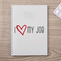 Personalised Notebook - I Love