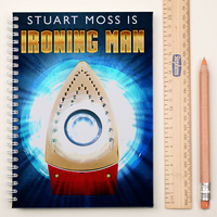 Personalised Notebook - Ironing Man