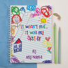 Personalised Notebook - It was my Sister Scribble