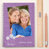 Personalised Notebook - Knitted Flowers