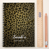 Personalised Notebook - Leopard Skin Print