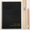 Personalised Notebook - Little Black Book