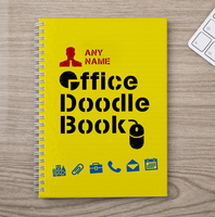 Personalised Notebook - Office Doodle Book