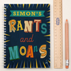 Personalised Notebook - Rants & Moans