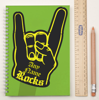 Personalised Notebook - Rock On