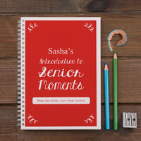 Personalised Notebook - Senior Moments