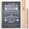 Personalised Notebook - Superhero Known As Dad