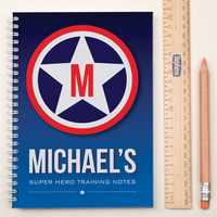 Personalised Notebook - Superhero Training