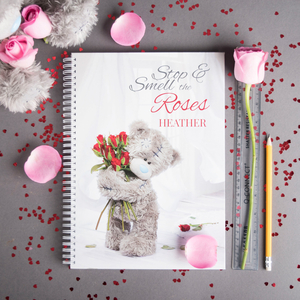 Personalised Notebook - Tatty Teddy - Smell The Roses