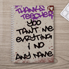 Personalised Notebook - Tawt Me Everyting