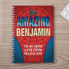 Personalised Notebook - The Amazing Suit
