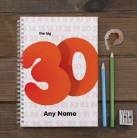 Personalised Notebook - The Big 30