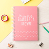 Personalised Notebook - The Busy Life Of...