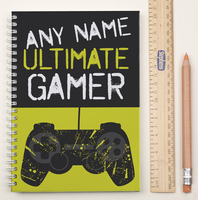 Personalised Notebook - Ultimate Gamer Green