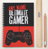 Personalised Notebook - Ultimate Gamer Red