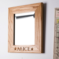 Personalised Oak Mirror
