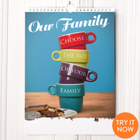 Personalised Our Family Calendar - 1st Edition