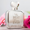 Personalised Perfume Atomiser With Heart Lid - The Best Mum Ever