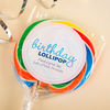Personalised Pink Birthday Lollipop