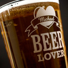 Personalised Pint Glass - Beer Lover