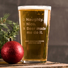 Personalised Pint Glass - Beer Made Me Do It