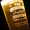 Personalised Pint Glass - The World