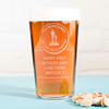 Personalised Pint Glass - Top Newcomer Of The Year