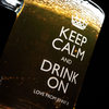 Personalised Pint Tankard - Keep Calm And Drink On