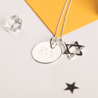 Personalised Premium Silver Star Necklace