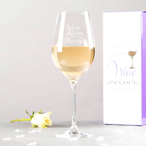 Personalised Premium Wine Glass With Luxury Gift Box - Cheaper Than