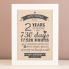Personalised Print - After 2 Years