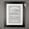 Personalised Print - After 60 Years