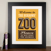 Personalised Print - Family Zoo