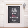 Personalised Print - It All Started