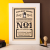 Personalised Print - No1 Vintage